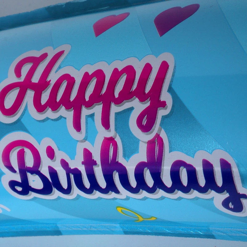 

Cyuan 1pc Inflatable Frame Photo Props Selfie Photo Booth Props Kids Happy Birthday Decoration Photobooth Picture Frame Supplies