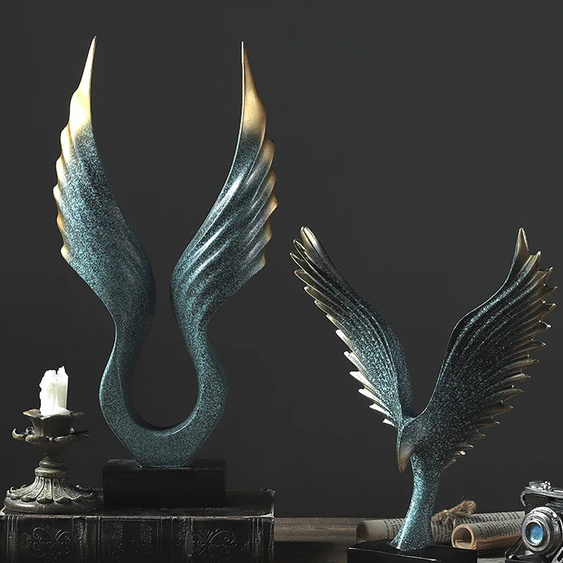 

Dapeng Zhanwing Resin Small Decorations Creative European-style Home Living Room Office Decorations Crafts Gifts