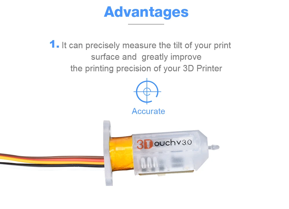 GmFive 3D Touch V3.0 датчик для автоматического выравнивания кровати комплект 3d сенсорный датчик, чтобы быть Премиум Reprap SKR V1.3 для Ender 3 Anet A8 MK8 I3