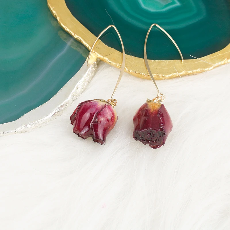 Серьги в форме розы ожерелье из розового жемчуга серебро 925 пробы игольчатые