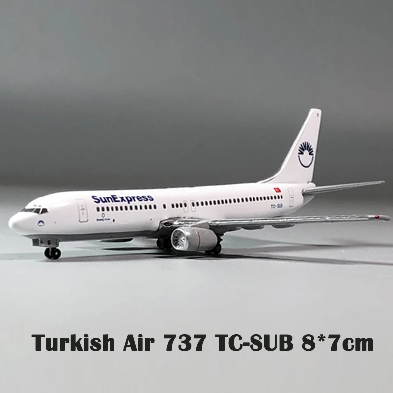 1:500 оригинальный посылка турецкий Boeing 737 TC SUB пассажирских самолета Модель