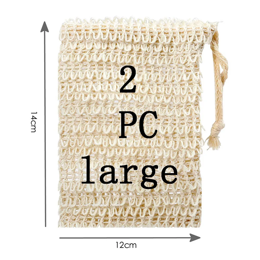 2 PC large Мыльный пузырь сетка двойного слоёное мыло чистая сетка для стирки легко пузырьковая сетка мешок инструменты для уборки ванной комнаты - Цвет: 2 PC large