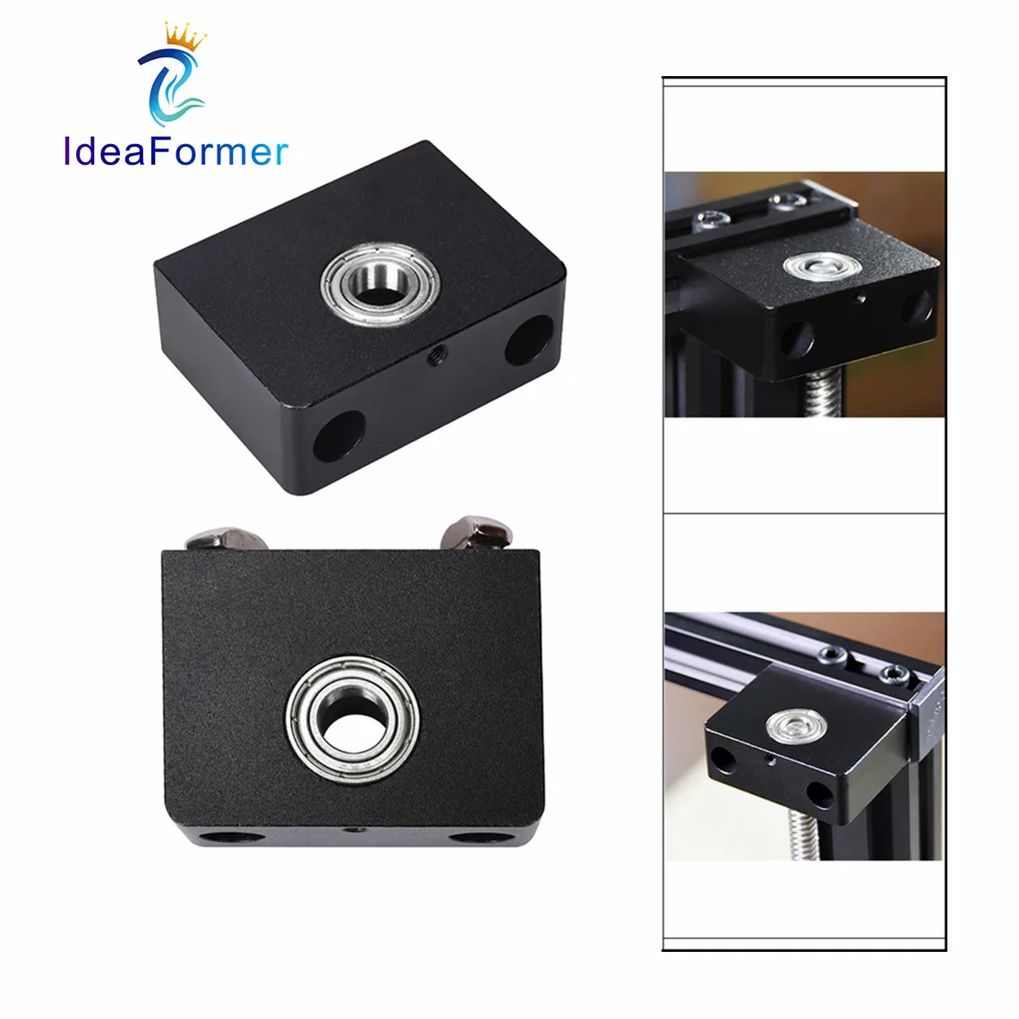 Алюминиевый Z образный винт для 3D принтера верхнее крепление металлический