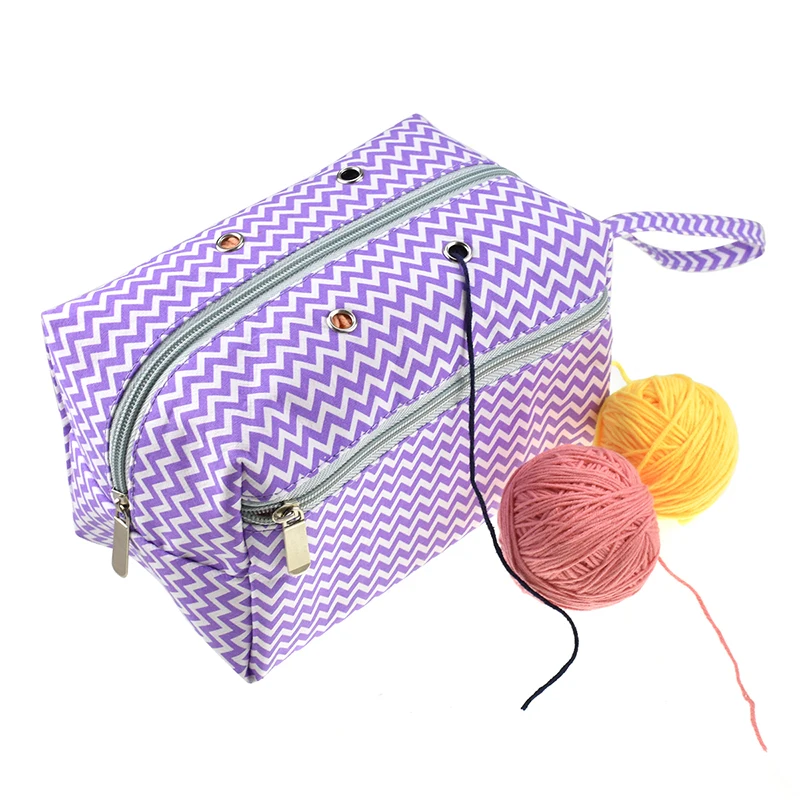 

Portable S/L Yarn Storage Bag Knitting Crochet Tote Organizer Holder Case