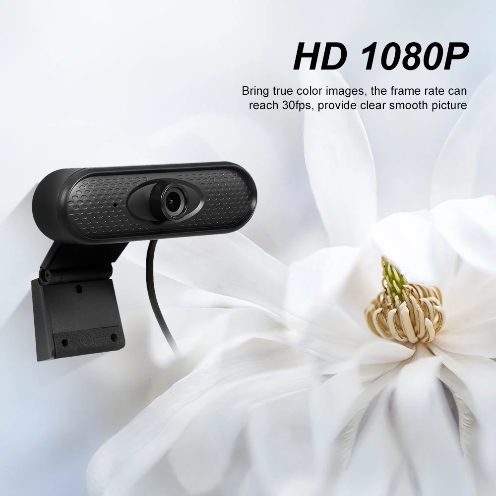 USB веб-камера HD 1080p с микрофоном 360 градусов вэб | Компьютеры и офис