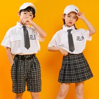 cheerleader uniform festival clothing hip hop dance outfit performance costume dancer outfit jazz dance wear stripe skirt