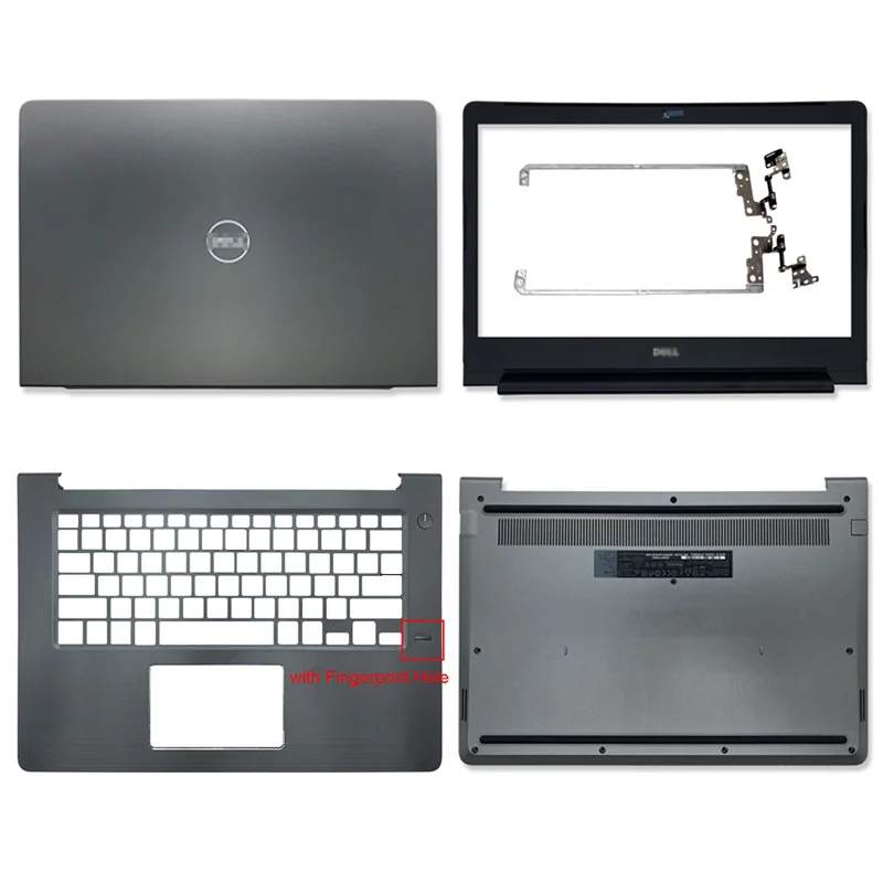 

NEW Laptop LCD Back Cover/Palmrest/Bottom Case/Front Bezel/Hinges For Dell Vostro 14 5468 V5468 0DC02Y 05T9CW 0D9GDC 05Y5Y1 Grey