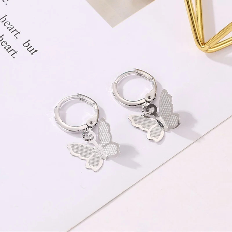 Симпатичные серьги сделай сам в виде бабочек для женщин насекомых ювелирные