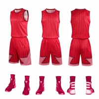 fashion adult basketball jersey uniforms kits sports clothes high quality men basketball jerseys sets college tracksuits