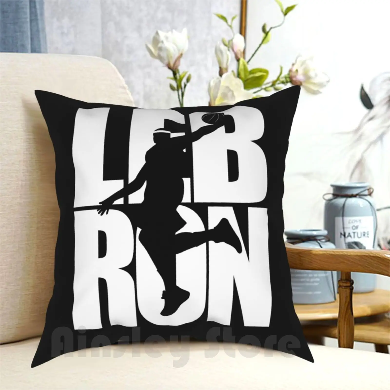 

Подушка в стиле Джеймс Данкинг, мягкий чехол для баскетбола, с рисунком, подходит для дома, Джеймс Данкинг, МВП 23 Джеймс, черная жизнь