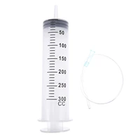 1 set disposable syringe feeder labs quantitative feeder flushing nozzle for labs