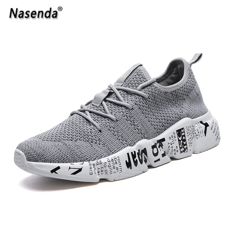 Мужская обувь Летние черные кроссовки высокого качества Брендовые повседневные