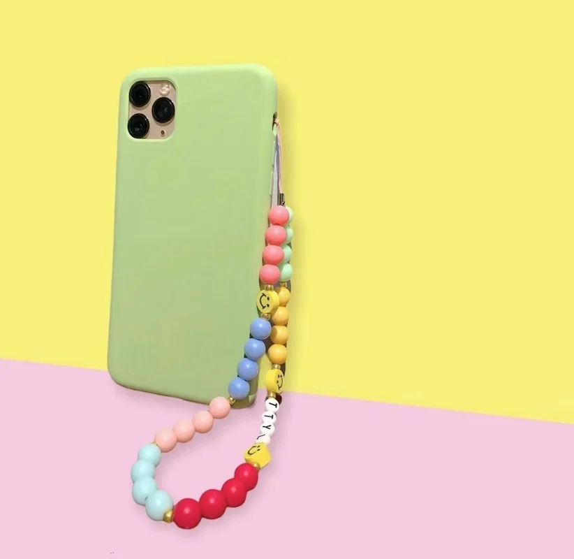 

Universal Mobile Phone Charm Strap Mobile Chain Multi Color for Girls Phone Choker Necklace Strap Lanyard for Keys Lady Gift