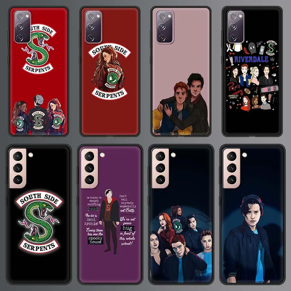 

Riverdale TV Shows Case For Samsung Galaxy S21 Ultra S20 FE S10 S9 Plus S10E S8 Soft Silicone Black Phone Cover TPU Shell
