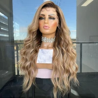 peruvian long super wavy ash platinum blonde highlight transparent lace ombre grey straight 13x6 lace front wigs with baby hair
