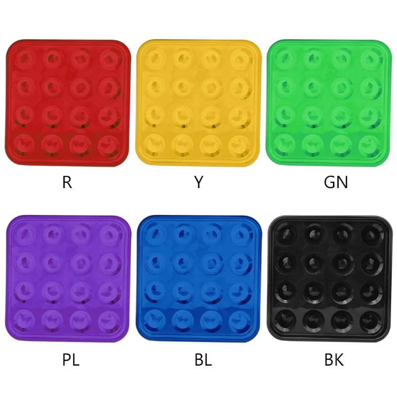 

Billiard Ball Set, Pool Accessory for Billiards Parlor, Multicolor, Standard Billiards Pool Ball Tray for 16 Balls