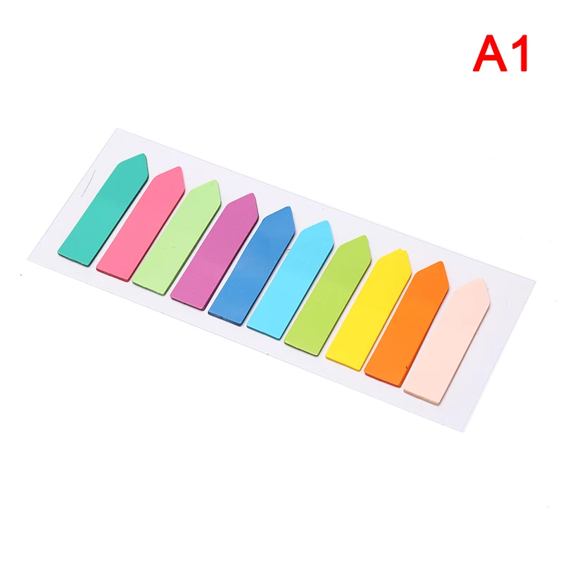Simplicity Student Memo Pad Sticky Notes Fluorescence Self Adhesive Index