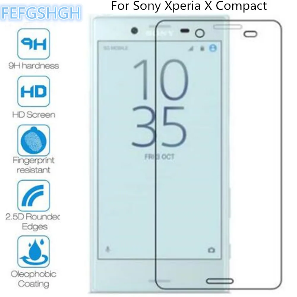 Закаленное стекло для sony X Compact Взрывозащищенный протектор экрана Xperia Compact/Mini F5321