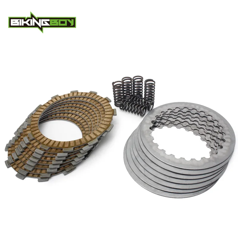 BIKINGBOY CRF450R 02-08 CRF450X 05-17 16 15 14 13 12 11 CRF 450 R X фрикция сцепления+ стальные сепараторы пластины сверхмощные пружины