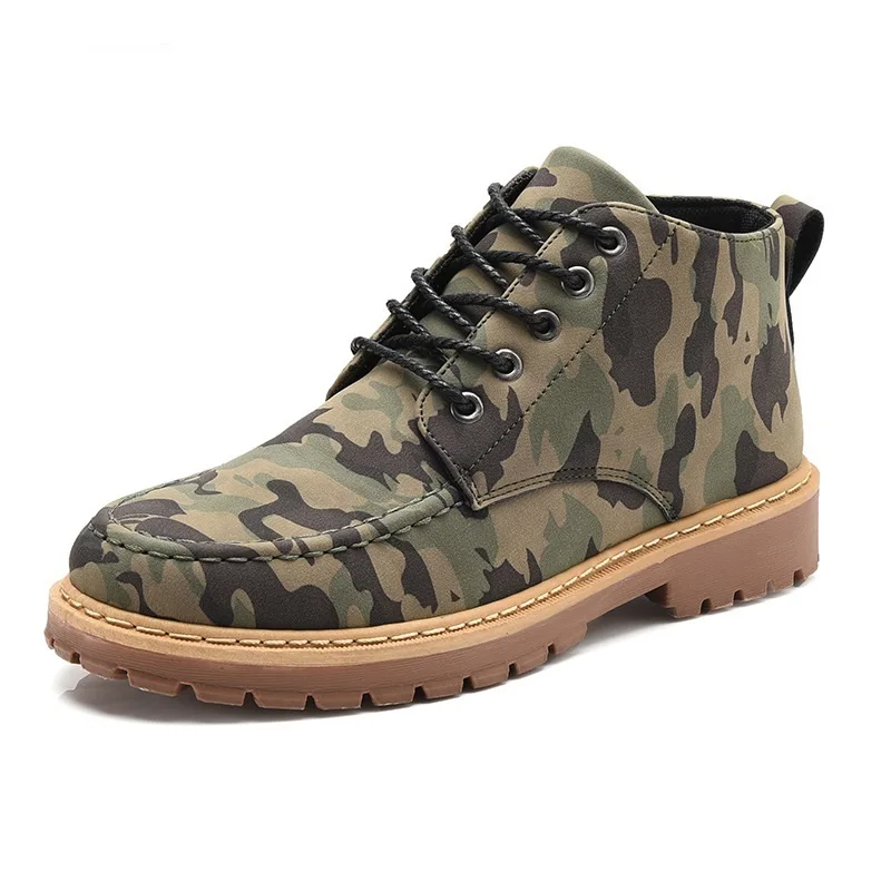 Новинка 2020 камуфляжные уличные спортивные походные ботинки для средней помощи