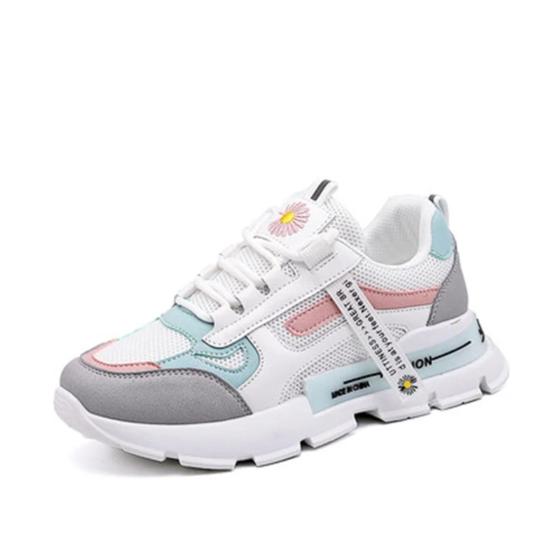 

Spring And Summer 2021 New Korean Pop Shoes Student Casual Shoes Sports Shoes Women'S Net