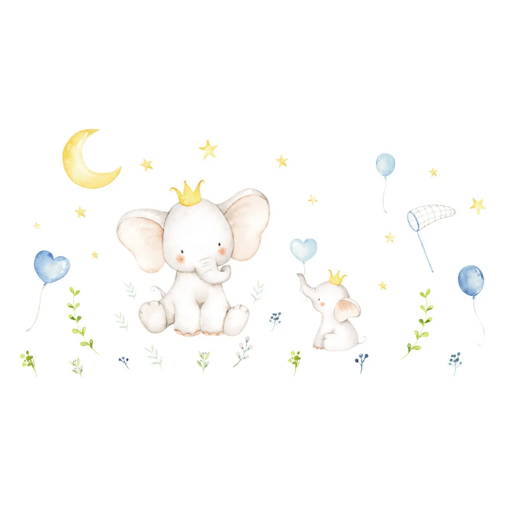 Скандинавский стиль милый ребенок животных ПВХ Стикеры стены s для детских