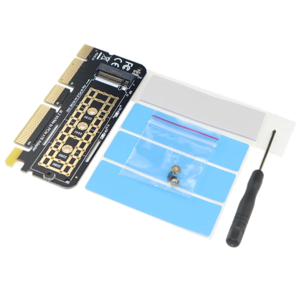 M.2 Накопитель SSD с протоколом NVME адаптер PCI-E 3,0x4x8x16 до NGFF M ключ твердотельный привод конвертер карта для 2230 до 2282 SSD поддержка Win 10