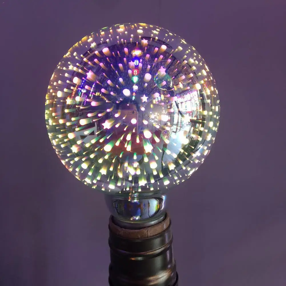 E27 светодиодный светильник лампы красочный фейерверк шар люстра Светодиодный