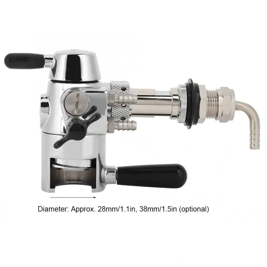 

Beer Brewing Beer Faucet Stainless Steel Wine Bottle Fill Tap De-foaming Wine Faucet Filling Accessories Kitchen Tools