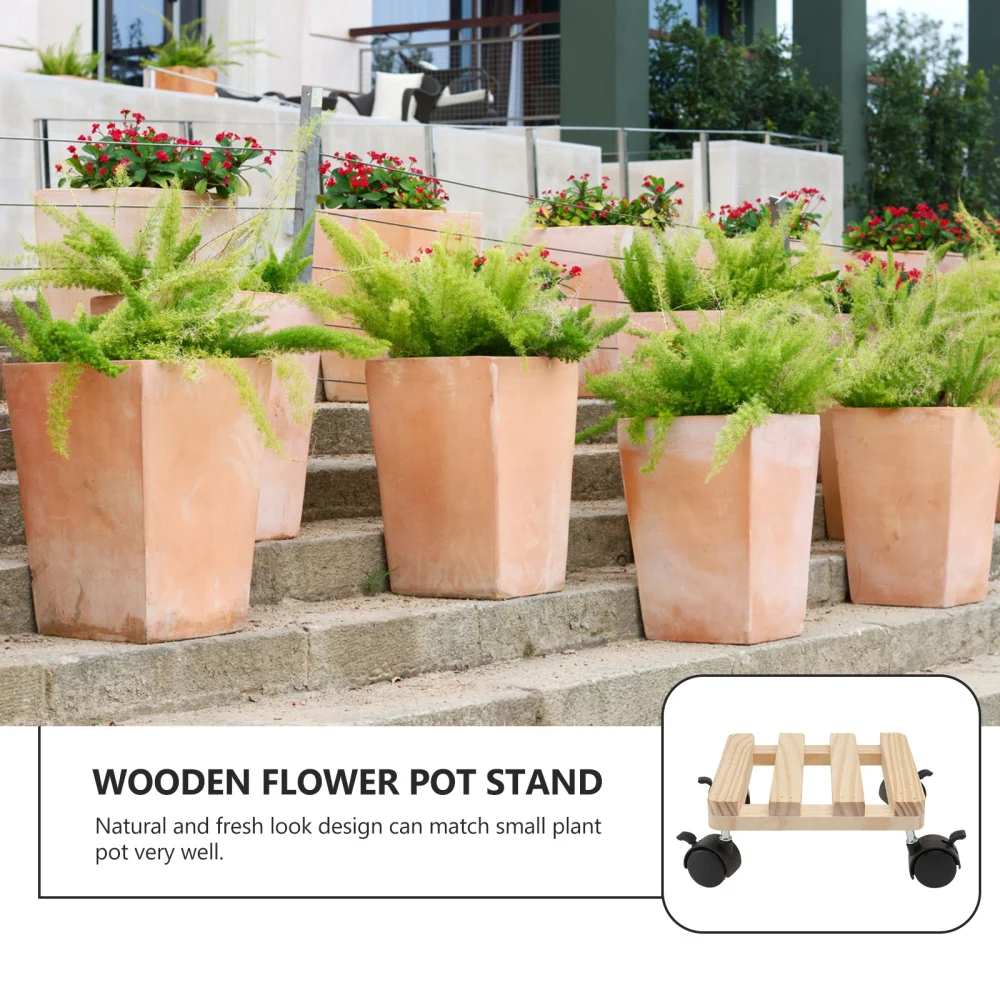 

1PC Balcony Storage Flower Shelf Chic Indoor Flowerpot Rack Desktop Flower Rack
