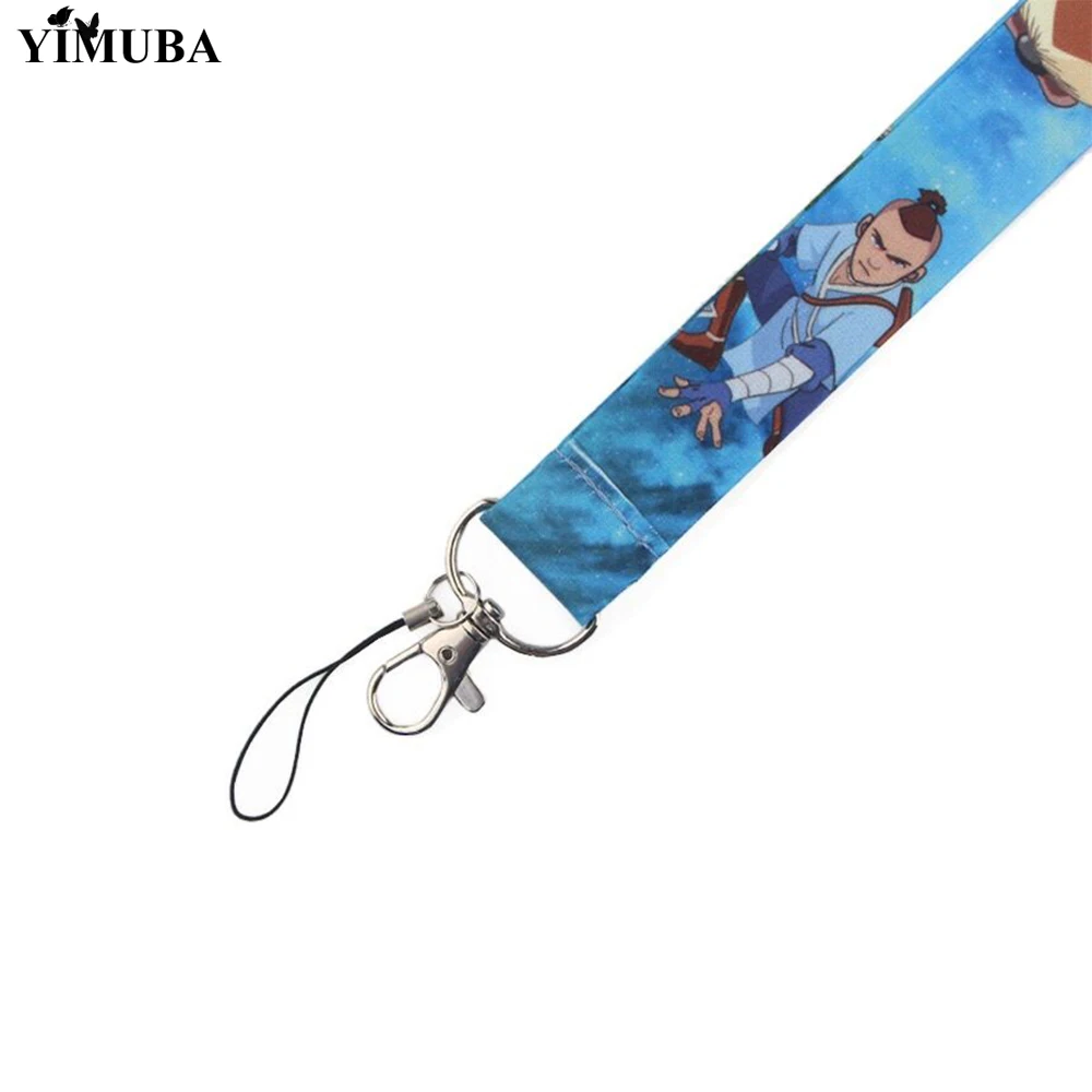 Avatar: The Last Airbender Lanyard Keychain - YIMUBA Cartoon Figures Print Ribbon Neck Strap for Cell Phone and Keys - Anime Accessories image 5