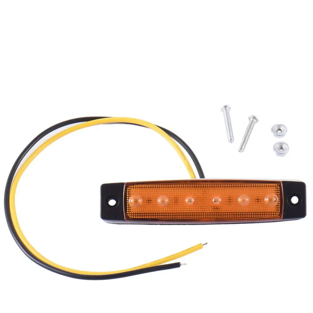 Боковые габаритные индикаторы для грузовиков прицепов 12 В 6 светодиодный 1 шт. |