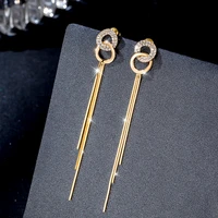 tassel earrings high sense of 2020 new trendy earrings female korean long fashion earrings elegant exquisite womens earrings