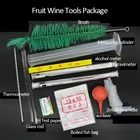 Домашнего пивоварения инструменты посылка сифон мерный цилиндр цедильного мешка измерения алкоголя, гидрометр силиконовая трубка термометр для вина пивоварения