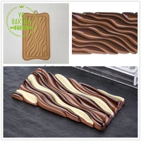 dorica new wave design diy handmade chocolate silicone mold cake mould craft dessert supplies kitchen accessories bakeware