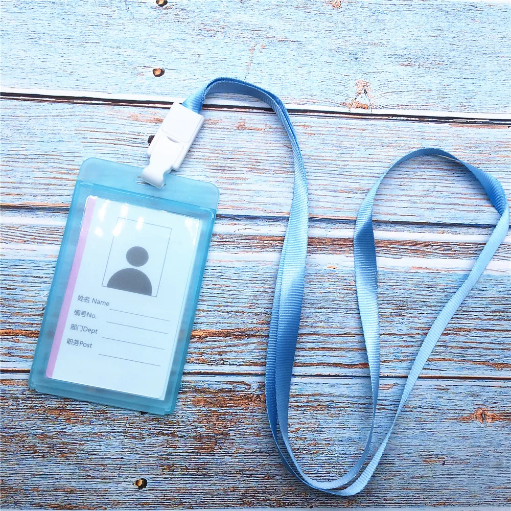 Рабочий товар Пластиковая Обложка для удостоверения личности личности|Бейджи и