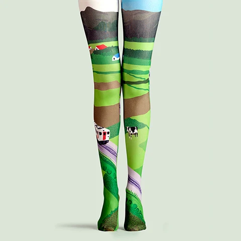 2019 распродажа полиэфирные чулки без прорези ажурные женские колготки модные