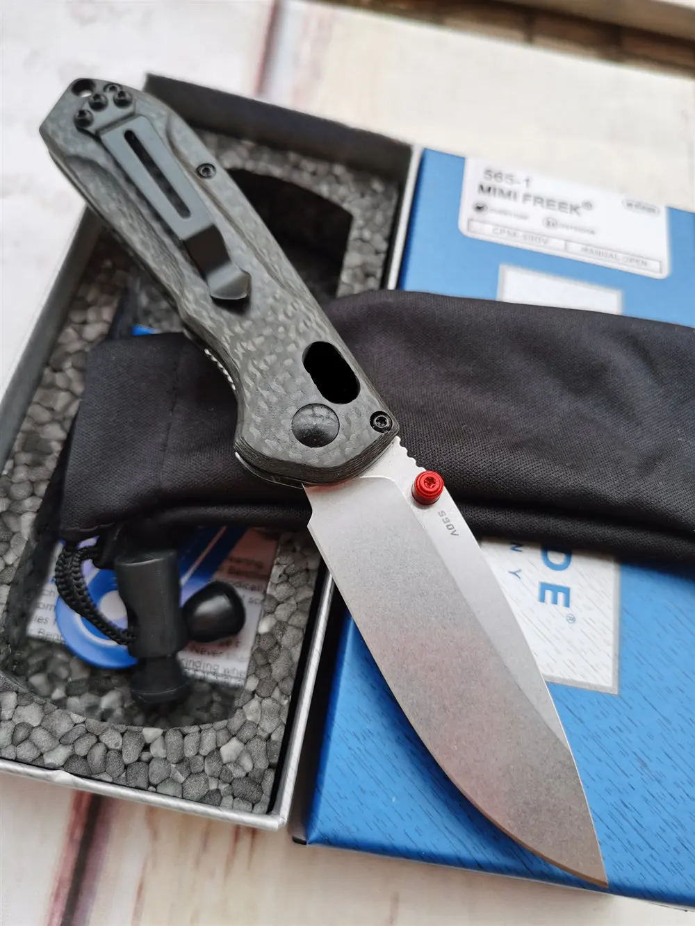 Карманный складной нож JUFULE 2021 565 565-1 Mini Freek 3 дюйма Mark S90V с рукоятками из