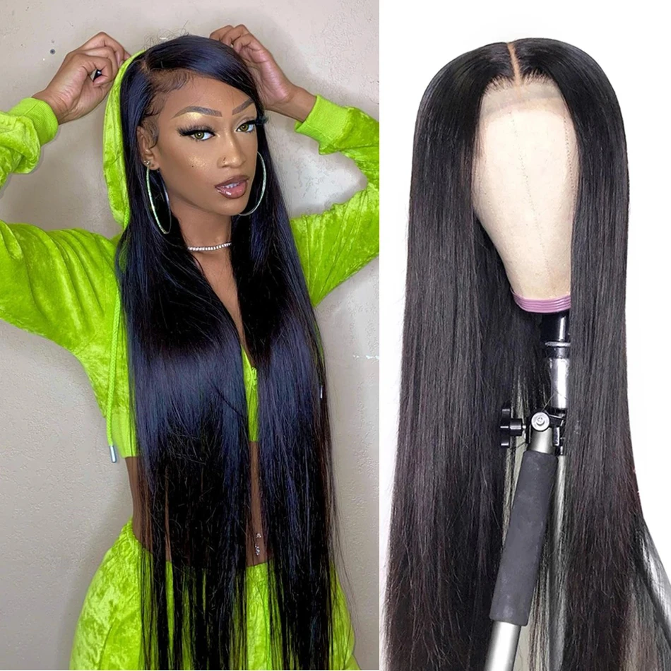 

Парик прямого покроя из натуральных волос, 8-40 дюймов, 13x4/13x6