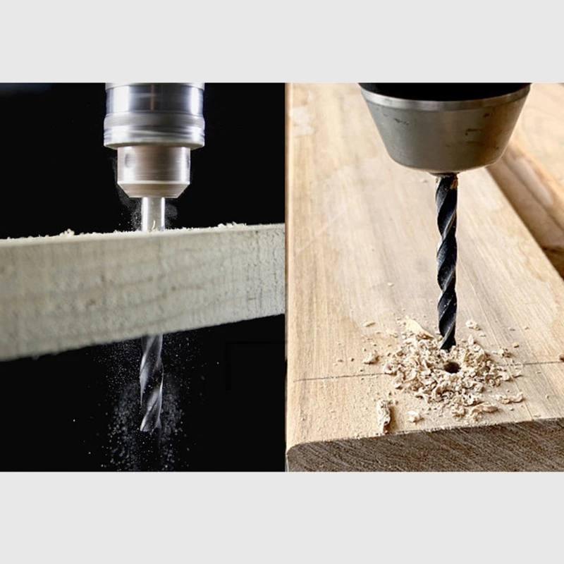 

5pcs High-carbon Steel Drill Bit Woodworking Drilling Tool for Electric Drill R9UC