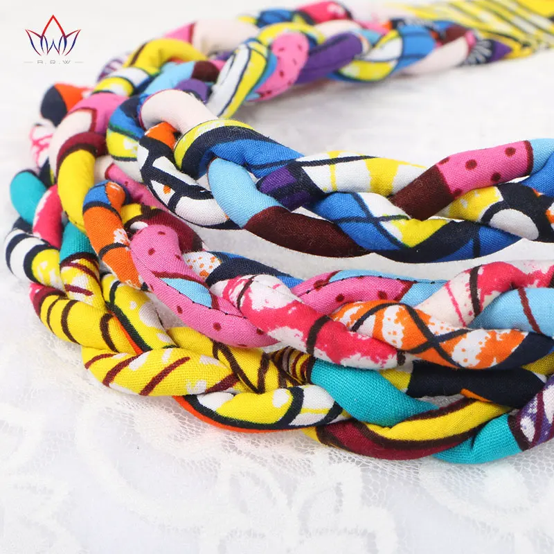 Ожерелье с Африканским принтом колье Анкары африканские этнические ювелирные