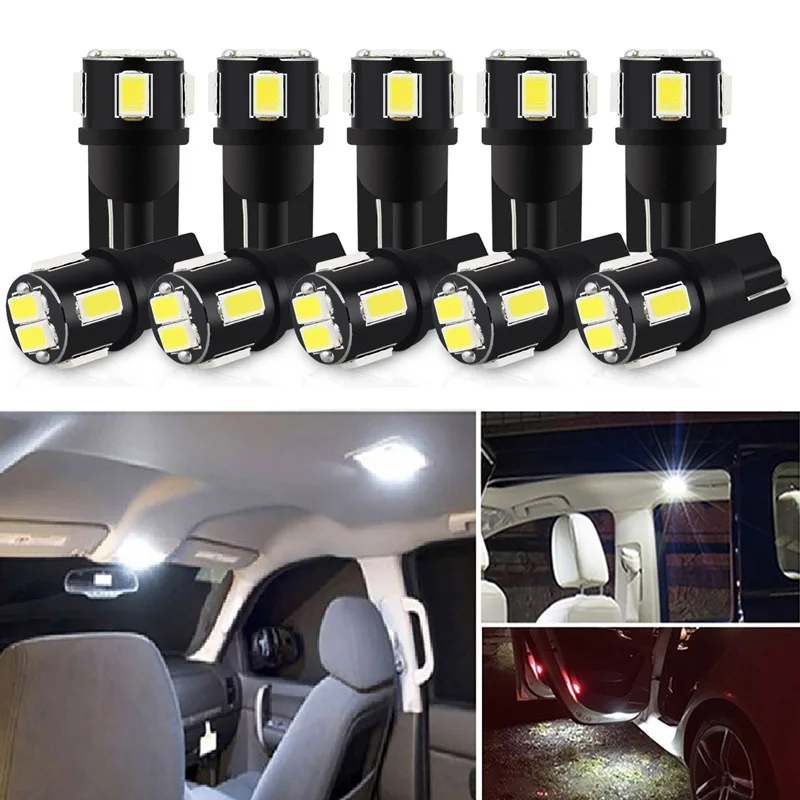 Светодиодсветодиодный лампа AUXITO 10x Canbus T10 W5W для Alfa Romeo 159 147 156 Giulietta Mito|Сигнальная