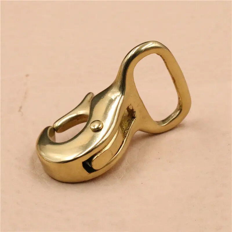 Твердая латунная защелкивающаяся застежка крючок с зажимом в форме рта орла
