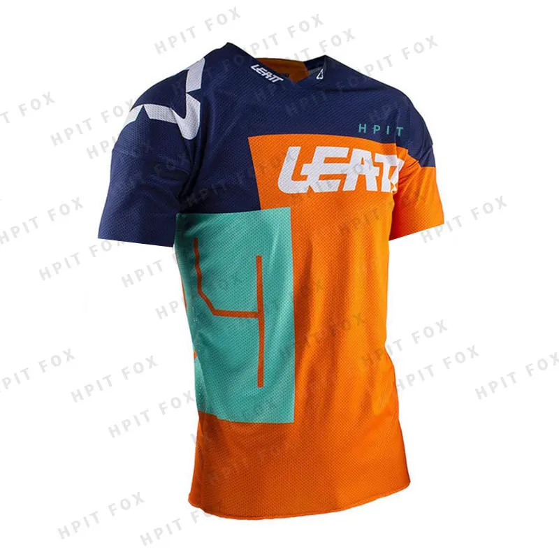 

2021 Off Road ATV Racing T-Shirt 2017 AM RF Bicycle Cycling Bike Downhill Jersey Motorcycle Jersey Motocross MTB Hpit Leatt