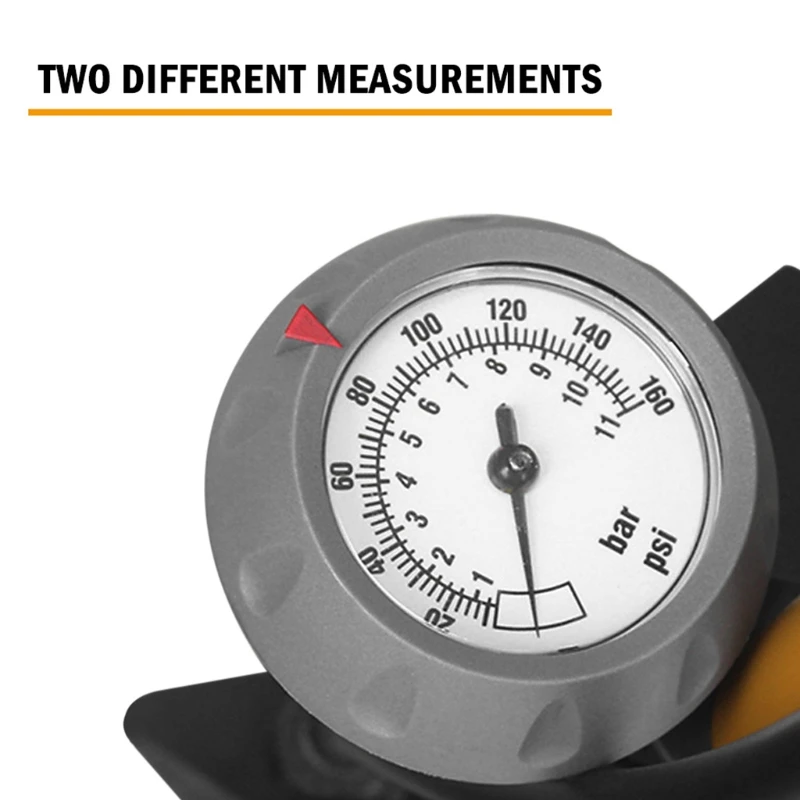 

Portable Mini Pump Bike, Bike Pumps Bicycle Pump, w/ Glueless Puncture Repair Easiest use with Both Presta and Schrader