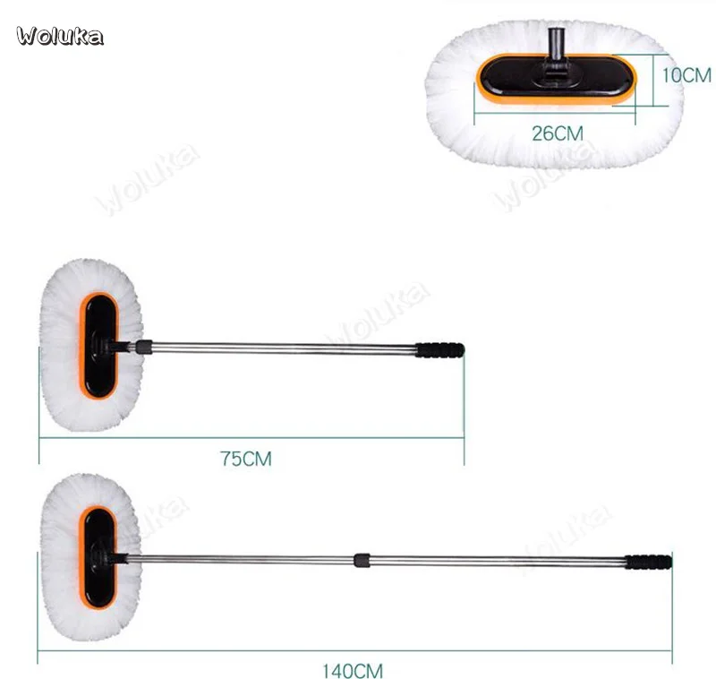 Щетка для мытья автомобиля щетка длинная ручка выдвижная мягкая волос