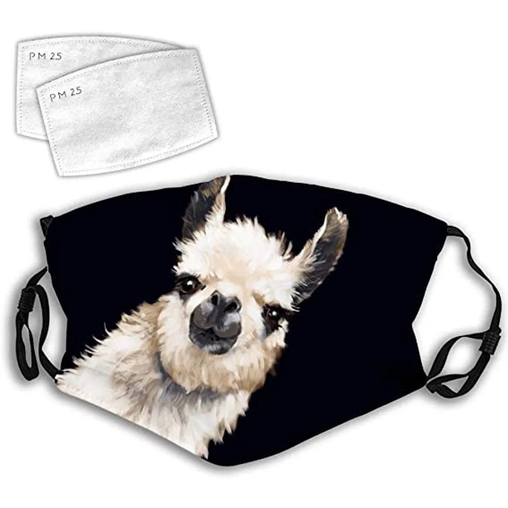 Маска гигиеническая для взрослых с фильтром маска лица смешная 3d моющаяся