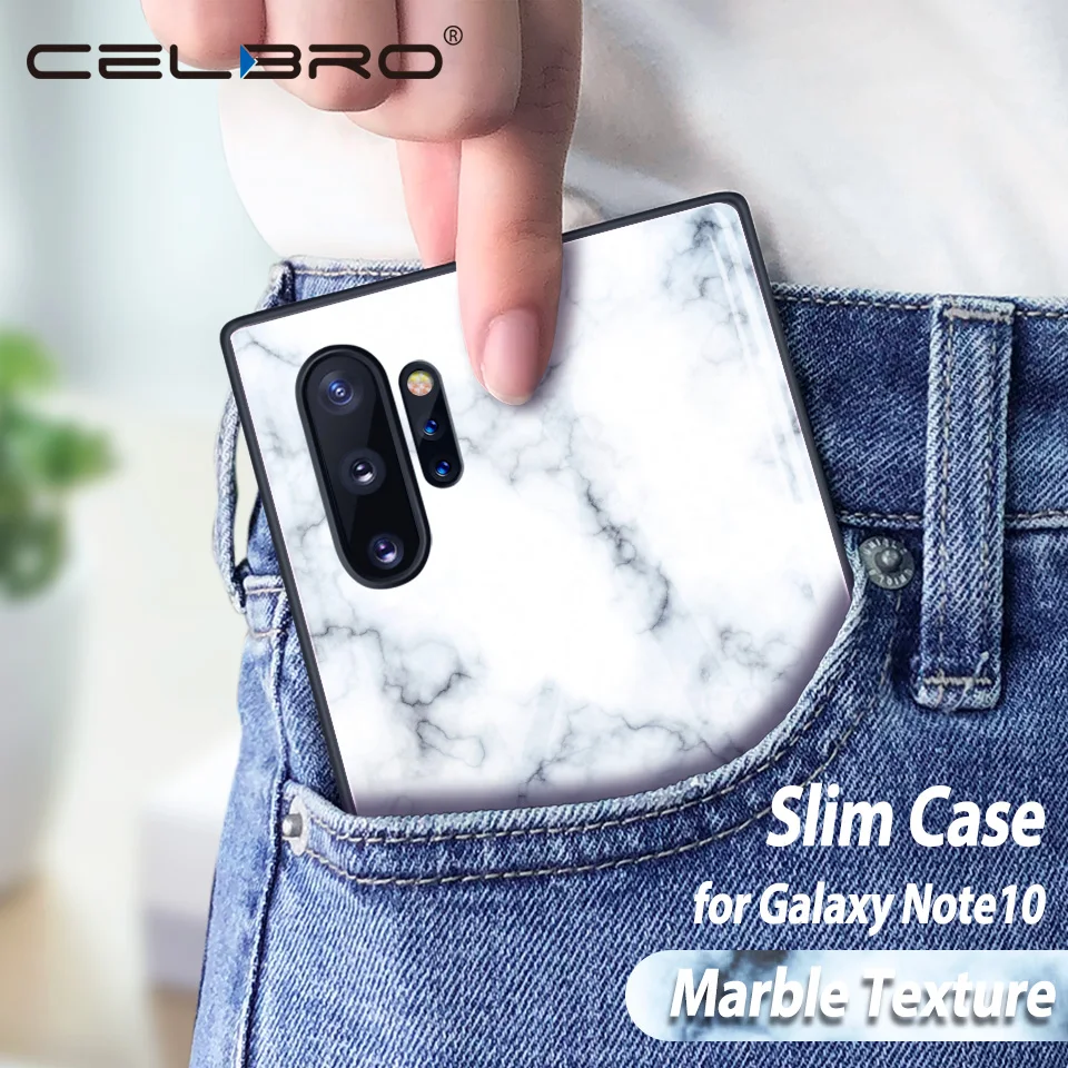 Luxury Protective Case For Samsung Note 10 Plus Silicon Marble Galaxy Note10 Pro Phone Funda |