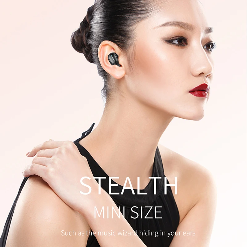 

Awei T5 TWS V5.0 True Wireless Stereo Sport Eearbuds Earphone Bluetooth Earphones Dual Microphone Headset With Charging Case