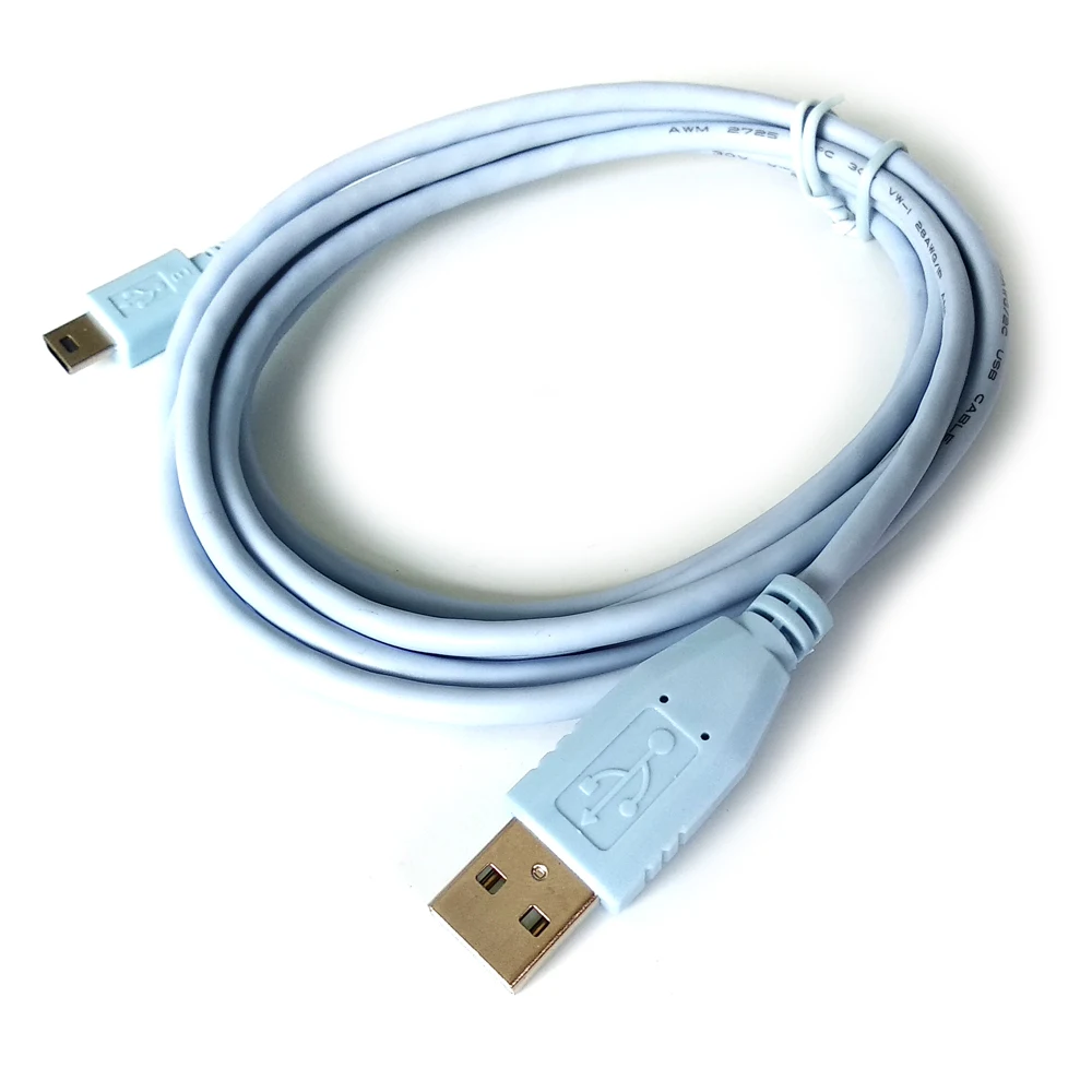 Синий mini USB 5P Тип A входящий штекер для Cisco1941 или 2921 кошки консольный кабель -